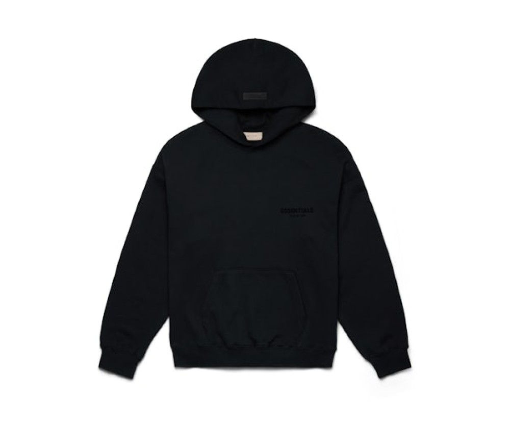 Fear of God Essentials Pullover Chest Logo Hoodie Stretch Limo/Black